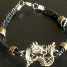 Alloy Zinic Brass Cool Male Men's Gift Ferocity Imperial Dragon Head Bracelet EJ2003