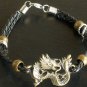 Alloy Zinic Brass Cool Male Men's Gift Ferocity Imperial Dragon Head Bracelet EJ2003