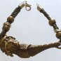 Alloy Zinic Brass Cool Male Men's Gift Ferocity Imperial Dragon Head Bracelet EJ2005