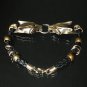Alloy Zinic Brass Alloy Brass Cool Male Men's Gift 2 Wolf Heads Face to Face Bracelet EB2013