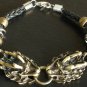 Alloy Zinic Brass Cool Male Men's Gift Ferocity Imperial Dragon Head Bracelet EJ2001
