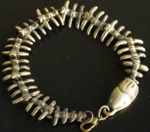 Alloy Zinic Brass Cool Male Men's Gift Joint Section Snake Python Boa Anaconda Bracelet EB2004