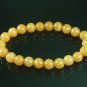 Tibet Light Orange Gemstone Bead Buddhist Mala Bracelet WZ229