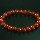 Tibet Red Agate Gemstone Beads Buddhist Mala Bracelet WZ228