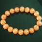 Tibetan Orange Gemstone Bead Buddhist Mala Bracelet WZ218