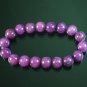 Tibetan Purple Gemstone Bead Buddhist Mala Bracelet WZ216