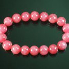 Tibetan Pink Red Gemstone Bead Buddhist Mala Bracelet WZ214