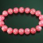 Tibetan Pink Red Gemstone Bead Buddhist Mala Bracelet WZ214