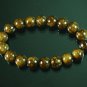 Tibetan Brown Coffee Gemstone Bead Buddhist Mala Bracelet WZ213