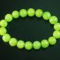 Tibetan Bean Green Gemstone Bead Buddhist Mala Bracelet WZ210