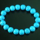 Tibetan Blue Veins Gemstone Bead Buddhist Mala Bracelet WZ209