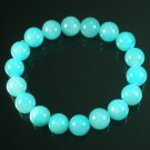 Tibetan Baby Blue Gemstone Bead Buddhist Mala Bracelet WZ208