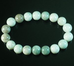 Tibetan Natural Light Color Gemstone Bead Buddhist Mala Bracelet WZ206