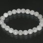 Tibet Natural White Jade Gemstone Bead Buddhist Mala Bracelet WZ230