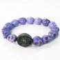 Black Purple Turquoise Skulls Chain Bracelet for Men Women ZZ218