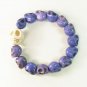 White Purple Turquoise Skulls Chain Bracelet for Men Women ZZ220