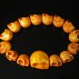 Orange Turquoise Skulls Chain Bracelet for Men Women ZZ2146