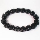 Black Turquoise Skulls Chain Bracelet for Men Women ZZ2150