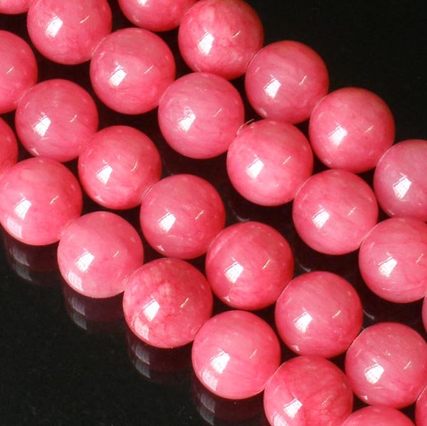 10 Strand 15inch Polished Light Red Gemstone Loose 0.4inch Beads ZZ5094