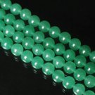 10 Strand 15inch Polished Natural Light Green Dongling Jade Gemstone Loose 0.4inch Beads ZZ5208