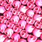 10 Strand 15inch Jewelry Findings Accessories Hot Pink Turquoise Skull Beads ZZ5205