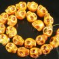 10 Strand (23pcs/s) Jewelry Findings Accessories Orange Turquoise Skull Beads ZZ5055