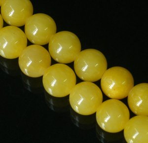 10 Strand 15inch Polished Yellow Gemstone Loose 0.3inch Beads ZZ5102