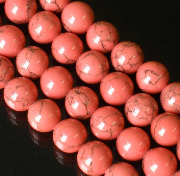 10 Strand 15inch Polished Light Pink Gemstone Loose 0.5inch Beads ZZ5092