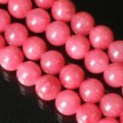 10 Strand 15inch Polished Light Red Gemstone Loose 0.5inch Beads ZZ5093
