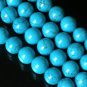 10 Strand 15inch Polished Blue Gemstone Loose 0.5inch Beads ZZ5097