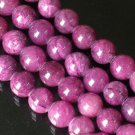 10 Strand 15inch Polished Purple Gemstone Loose 0.5inch Beads ZZ5099