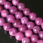 10 Strand 15inch Polished Purple Gemstone Loose 0.5inch Beads ZZ5099