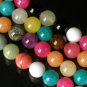 10 Strand 15inch Polished Mixed Gemstone Loose 0.5inch Beads ZZ5100