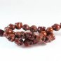 10 Strands 15inch Turquoise Howlite Brown Skull Beads