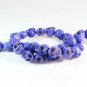10 Strands 15inch Turquoise Howlite Blue-Purple Skull Beads