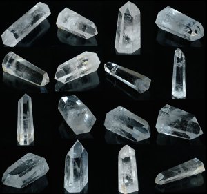 1KG Marvelous Natural Transparent Clear Quartz Crystal Point Healing Point Fashion Style WZ8