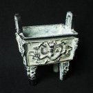 Alloy Bronze Chinese Exquisite Veins Pattern Ding Pot Imitation EZ058