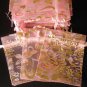 50pcs Baby Pink 2.7x3.5inch(7x9cm) Organza Bags Pouch for Gift Jewelry Random Design