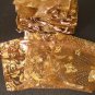 50pcs Brown Coffee 2.7x3.5inch(7x9cm) Organza Bags Pouch for Gift Jewelry Random Design