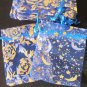 50pcs Royal Blue 2.7x3.5inch(7x9cm) Organza Bags Pouch for Gift Jewelry Random Design