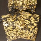 50pcs Black 2.7x3.5inch(7x9cm) Organza Bags Pouch for Gift Jewelry Random Design