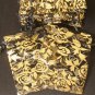 50pcs Black 2.7x3.5inch(7x9cm) Organza Bags Pouch for Gift Jewelry Random Design