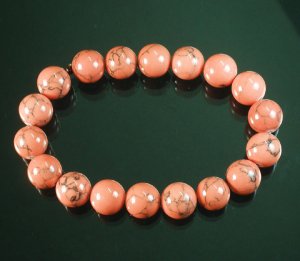 Wholesale 12pcs Tibetan Pink Red Gemstone Bead Buddhist Mala Bracelet WZ221