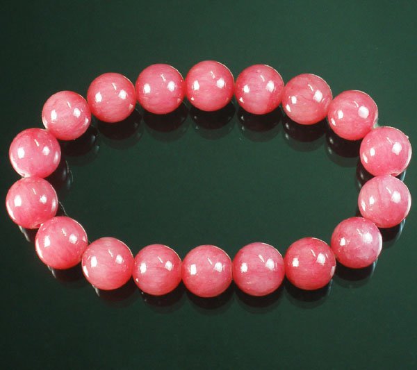 Wholesale 12pcs Tibetan Pink Red Gemstone Bead Buddhist Mala Bracelet WZ214