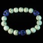 Wholesale 12pcs Turquoise Colorful Purple Skull White Veins Beads Stretch Bracelet ZZ2107