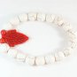 Wholesale 12pcs Turquoise Red Leaf White Veins Beads Stretch Bracelet ZZ2408