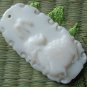 Natural Sea Shell Mother of Pearl Carved Constellation Capricorn Statue Amulet Pendant