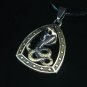 Tungsten Bronze Alloy Plated Snake Pendant EB022