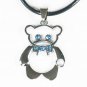 Tungsten Bronze Alloy Plated Bear Pendant EB026