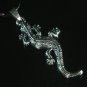 Tungsten Bronze Alloy Plated Lizard Pendant EB028